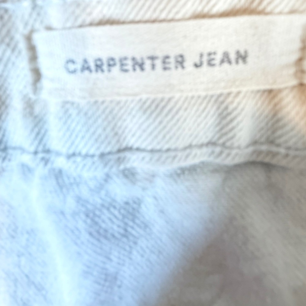 Cotton On Carpenter Pants Large 42 White Utility Pockets Summer Cotton Blend - Picture 6 of 16